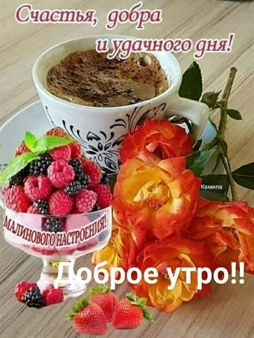 Яркие пожелания для Открытки с добрым утром красивые бесплатно