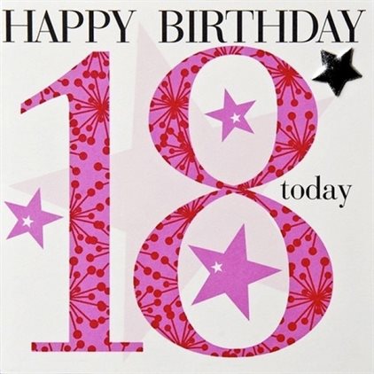 Открытки с Днем Рождения 18 лет парню/девушке — прекрасный выбор!