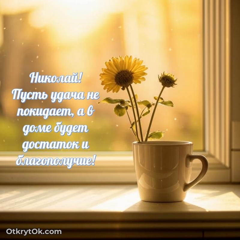 Короткое пожелание Николаю