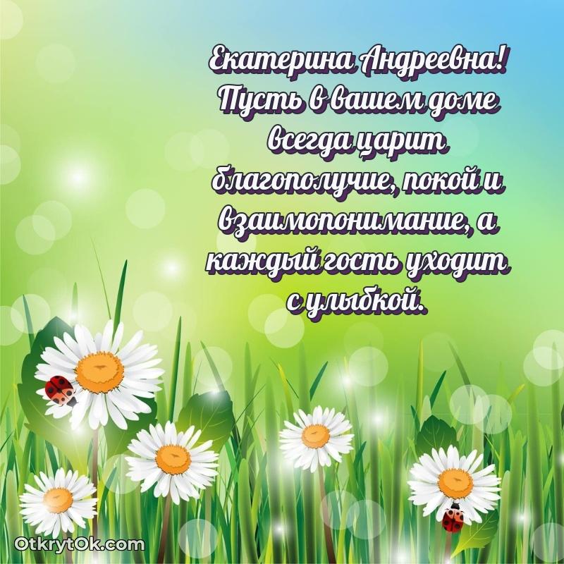 Открытка рекордсменке Екатерине Андреевне